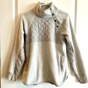 Abercrombie & Fitch Asymmetrical Snap Up Fleece